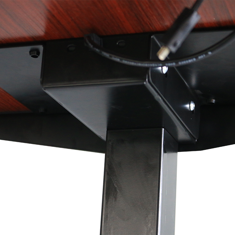 Elektrisch höhenverstellbarer Schreibtisch mit einem Bein, 3-Stufen-Säule, 1 Motor